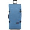 Eastpak Tranverz L – 121L Large Wheeled Luggage with Dual Compartments, TSA Lock, Compression Straps & Smooth-Wheeling System, Sunday Grey(Aviator Blue)