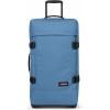Eastpak Tranverz M – 78L Large Wheeled Luggage with Dual Compartments, TSA Lock, Compression Straps & Smooth-Wheeling System, Black(Aviator Blue)