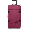 Eastpak Tranverz M – 78L Large Wheeled Luggage with Dual Compartments, TSA Lock, Compression Straps & Smooth-Wheeling System, Black(Wine Burgundy)