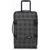 Eastpak Tranverz S – 42L Large Wheeled Luggage with Dual Compartments, TSA Lock, Compression Straps & Smooth-Wheeling System, Sunday Grey(Checker Dark Grey)
